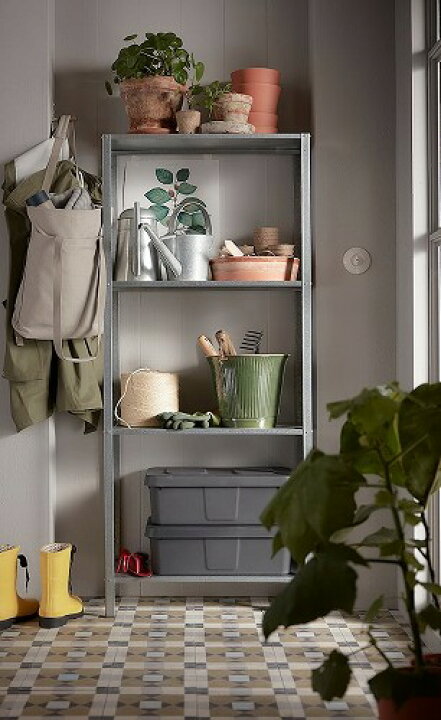 楽天市場】IKEA イケア シェルフユニット 室内 屋外用 亜鉛メッキ 