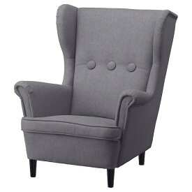 IKEA イケア 子ども用アームチェア ヴィースレ グレー big80392546 STRANDMON ストランドモン インテリア 家具 子供部屋用インテリア イス チェア 椅子 おしゃれ シンプル 北欧 かわいい