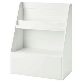 IKEA イケア ブックディスプレイ 収納付き ホワイト 白big80472703 BERGIG ベリグ 収納家具 子供部屋用インテリア 絵本棚 おしゃれ シンプル 北欧 かわいい