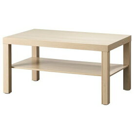 IKEA イケア コーヒーテーブル ホワイトステインオーク調 90x55cm big90431533 LACK ラック インテリア 家具 テーブル 机 センターテーブル ローテーブル おしゃれ シンプル 北欧 かわいい