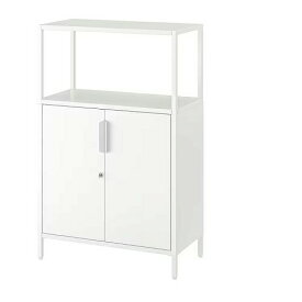 IKEA イケア キャビネット 扉付 ホワイト 70x110cm big90474773 TROTTEN トロッテン インテリア オフィス家具 オフィス収納 シェルフ おしゃれ シンプル 北欧 かわいい