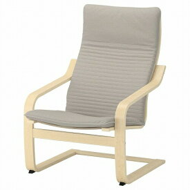 【セット商品】IKEA イケア パーソナルチェア バーチ材突き板 クニーサ ライトベージュ big19240788 POANG ポエング インテリア 家具 イス 椅子 ラウンジチェア おしゃれ シンプル 北欧 かわいい