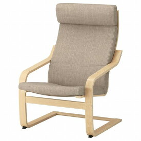 【セット商品】IKEA イケア パーソナルチェア バーチ材突き板 ヒッラレド ベージュ big29197751 POANG ポエング インテリア 家具 イス 椅子 ラウンジチェア おしゃれ シンプル 北欧 かわいい