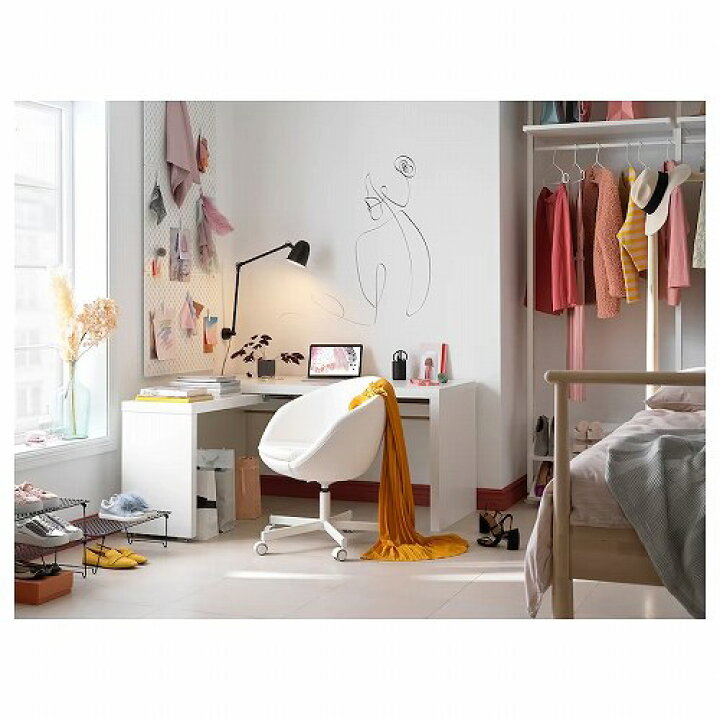 楽天市場】IKEA イケア 回転チェア イーサーネ ホワイト 白 
