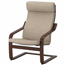 【セット商品】IKEA イケア パーソナルチェア ブラウン ヒッラレド ベージュ big59197759 POANG ポエング インテリア 家具 イス 椅子 ラウンジチェア おしゃれ シンプル 北欧 かわいい