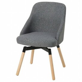 IKEA イケア 回転ダイニングチェア グンナレド ミディアムグレー big70551381 JANOLOF ヤンオロフ インテリア 家具 イス 椅子 おしゃれ シンプル 北欧 かわいい