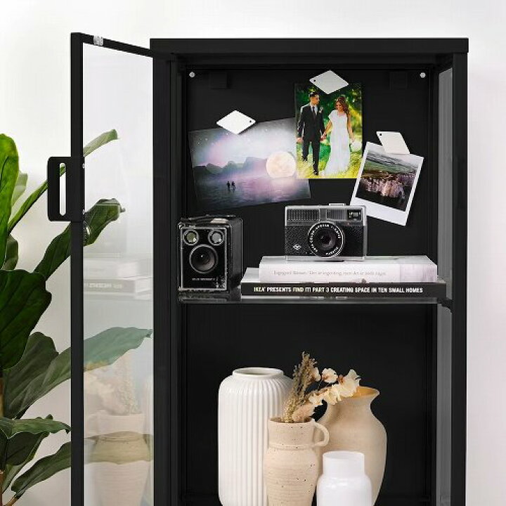 楽天市場】IKEA イケア コレクションケース チャコール 42x37x155cm 