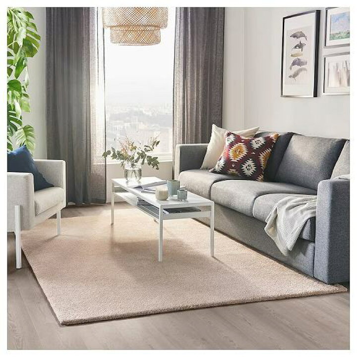 楽天市場】IKEA イケア ラグ パイル短 オフホワイト 170x240cm 