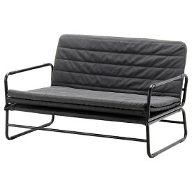 IKEA イケア ソファベッド クニーサ ダークグレー ブラック 120cm big80361494 HAMMARN ハッマルン インテリア 家具 折りたたみベッド ベッドフレーム おしゃれ シンプル 北欧 かわいい