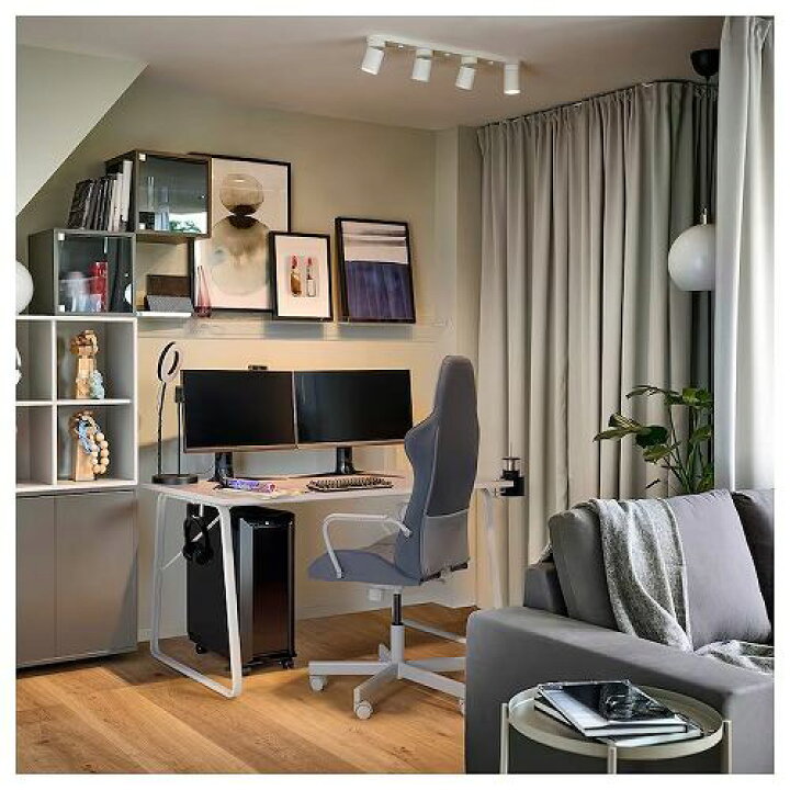 楽天市場】IKEA イケア ゲーミングデスク ベージュ 140x80cm 