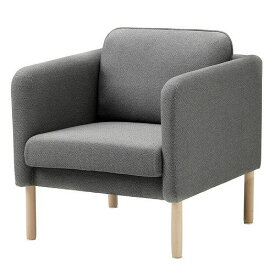 IKEA イケア パーソナルチェア スカルトフタ ブラック ライトグレー big60519476 VISKABACKA ヴィスカバッカ インテリア 家具 椅子 イス チェア ラウンジチェア おしゃれ シンプル 北欧 かわいい