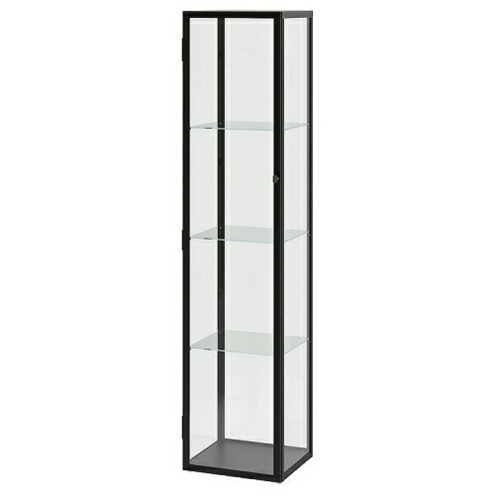 楽天市場】IKEA イケア コレクションケース ブラック 35x32x151cm 