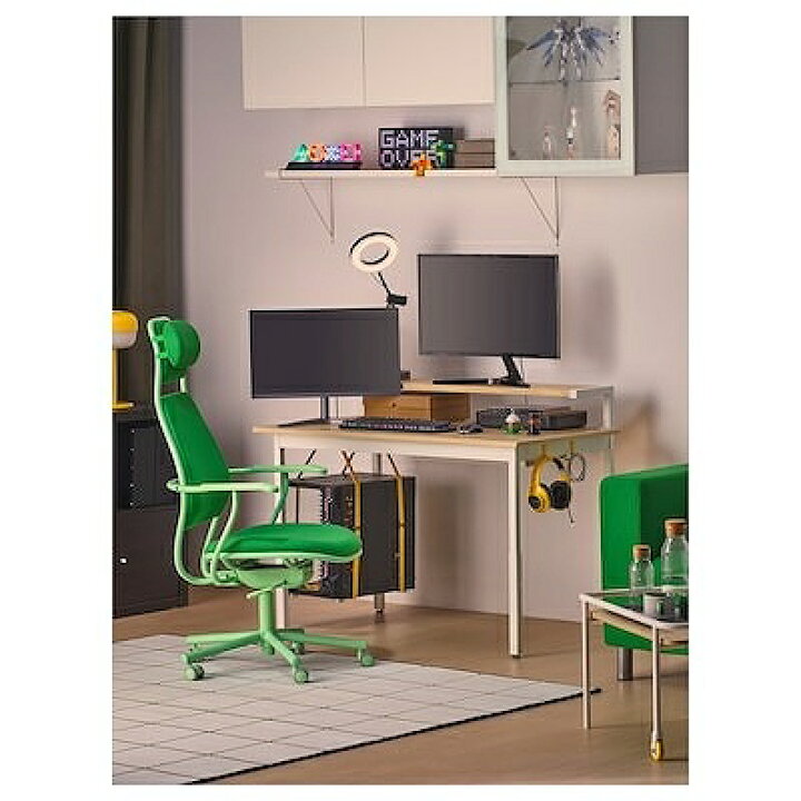 楽天市場】IKEA イケア ゲーミングチェア ヴィースレ グリーン 