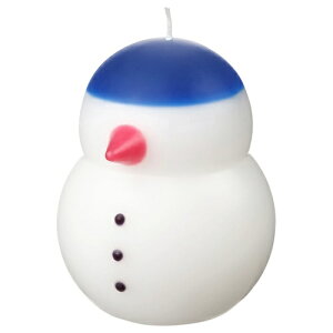 IKEA イケア 香りなしピラーキャンドル 雪ダルマ ホワイト 12 cm m10599946 VINTERFINT ヴィンテルフィント クリスマス