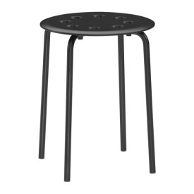 【あす楽】IKEA イケア スツール ブラック 黒 45cm c00162380 MARIUS マリウス イス チェア おしゃれ シンプル 北欧 かわいい 家具
