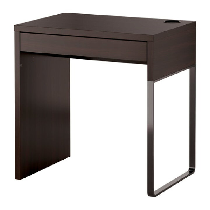 楽天市場】IKEA イケア デスク ブラックブラウン 黒 茶 73x50cm 