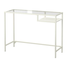 【あす楽】IKEA イケア ラップトップテーブル ガラス ホワイト 白 100x36cm a10303445 VITTSJO ヴィットショー パソコンデスク おしゃれ シンプル 北欧 かわいい 家具