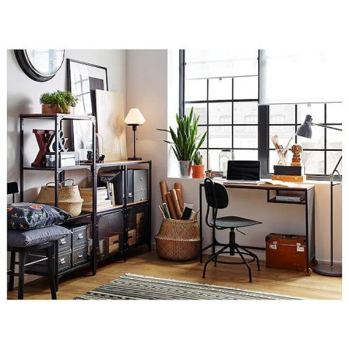 楽天市場】IKEA イケア ラップトップテーブル ブラック 黒 100x36cm 