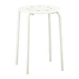 【あす楽】IKEA イケア スツール ホワイト 白 45cm c30184050 MARIUS マリウス イス チェア おしゃれ シンプル 北欧 かわいい 家具
