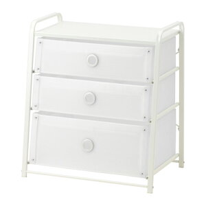 IKEA イケア チェスト(引き出し×3) ホワイト 白 55x62cm d30293723 LOTE ローテ インテリア 収納家具 タンス おしゃれ シンプル 北欧 かわいい
