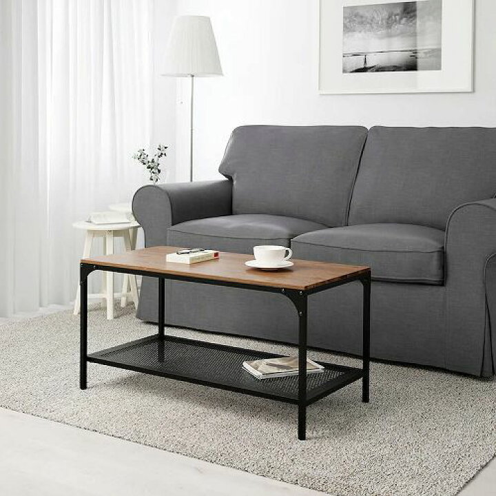 楽天市場】IKEA イケア コーヒーテーブル 90x46cm ブラック 黒 