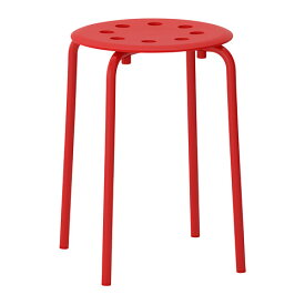 【あす楽】IKEA イケア スツール レッド 赤 45cm c60246198 MARIUS マリウス イス チェア おしゃれ シンプル 北欧 かわいい 家具