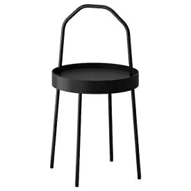 【あす楽】IKEA イケア サイドテーブル ブラック 黒 z00340387 BURVIK ブールヴィーク 寝具 収納 ナイトテーブル おしゃれ シンプル 北欧 かわいい 家具