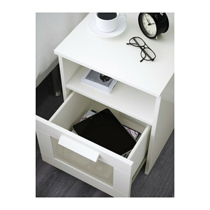楽天市場】IKEA イケア ベッドサイドテーブル ホワイト 白 39x41cm 