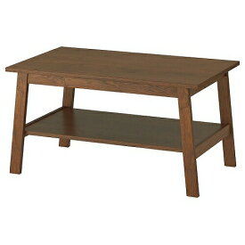 【あす楽】IKEA イケア コーヒーテーブル 90x55cm ブラウン z00399028 LUNNARP ルンナルプ 収納 センターテーブル ローテーブル おしゃれ シンプル 北欧 かわいい 家具