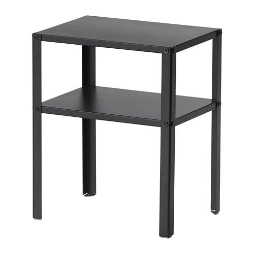 送料無料 IKEA イケア 家具 サイドテーブル 机 37x28cm KNARREVIK セール 黒 【即日発送】 ベッドサイドテーブル ブラック z40386731