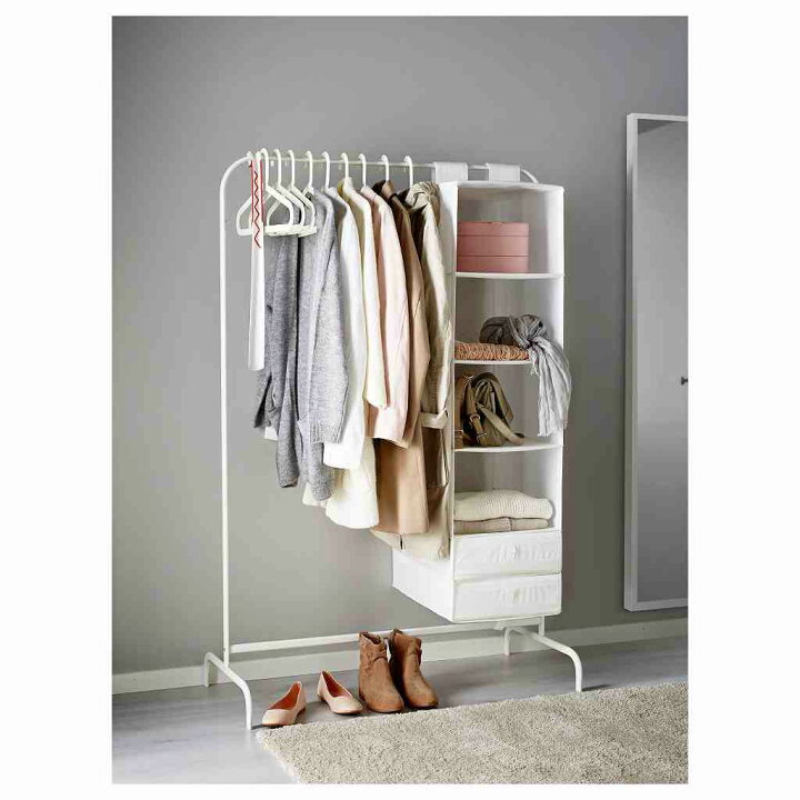 楽天市場 Ikea イケア 洋服ラック 大 ホワイト 白 99x152cm A Mulig ムーリッグ インテリア 収納家具 シェルフ おしゃれ シンプル 北欧 かわいい 株式会社クレール