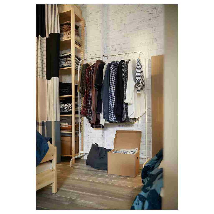 楽天市場 セット商品 Ikea イケア 洋服ラック 大 2個セットホワイト 白 99x152cm Ax2 Mulig ムーリッグ インテリア 収納家具 ハンガーラック コートハンガー おしゃれ シンプル 北欧 かわいい 株式会社クレール