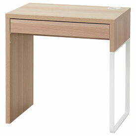 【あす楽】IKEA イケア デスク ホワイトステインオーク調 73x50cm n00488883 MICKE ミッケ パソコンデスク おしゃれ シンプル 北欧 かわいい 家具