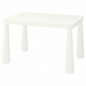 【あす楽】IKEA イケア 子ども用テーブル 室内 屋外用 ホワイト 白 77x55cm n70365176 MAMMUT マンムット 家具 子供部屋用インテリア テーブル おしゃれ シンプル 北欧 かわいい ベビー アウトドア
