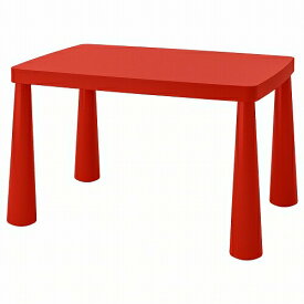 【あす楽】IKEA イケア 子ども用テーブル 室内 屋外用 レッド 赤 77x55cm n80365166 MAMMUT マンムット 家具 子供部屋用インテリア テーブル おしゃれ シンプル 北欧 かわいい ベビー アウトドア