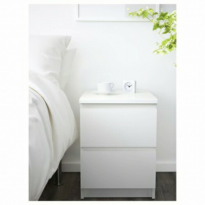 楽天市場】IKEA イケア チェスト（引き出し×2） ホワイト 白 40x55cm 