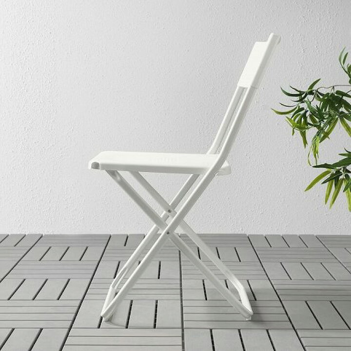 楽天市場】IKEA イケア チェア 屋外用 折りたたみ式 ホワイト 