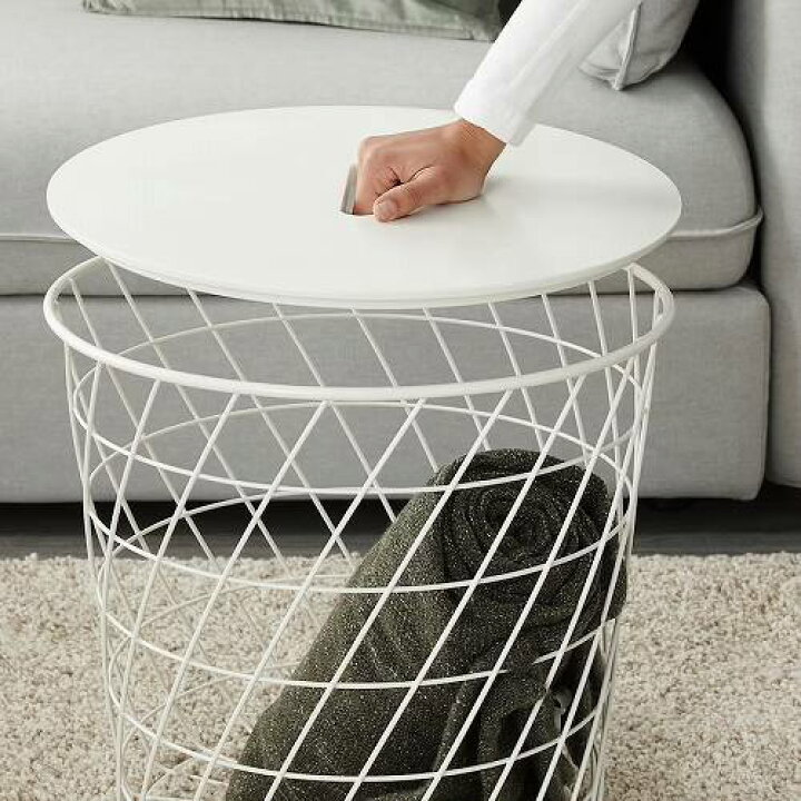 楽天市場】IKEA イケア リビングテーブル 収納付き 44cm v0007 