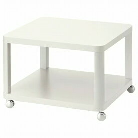 【あす楽】IKEA イケア サイドテーブル キャスター付き ホワイト 白 64x64cm z40295929 TINGBY ティングビー 寝具 収納 ナイトテーブル おしゃれ シンプル 北欧 かわいい 家具