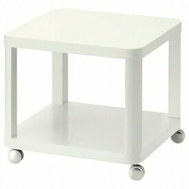 【あす楽】IKEA イケア サイドテーブル キャスター付き ホワイト 白 50x50cm z60295928 TINGBY ティングビー 寝具 収納 ナイトテーブル おしゃれ シンプル 北欧 かわいい 家具