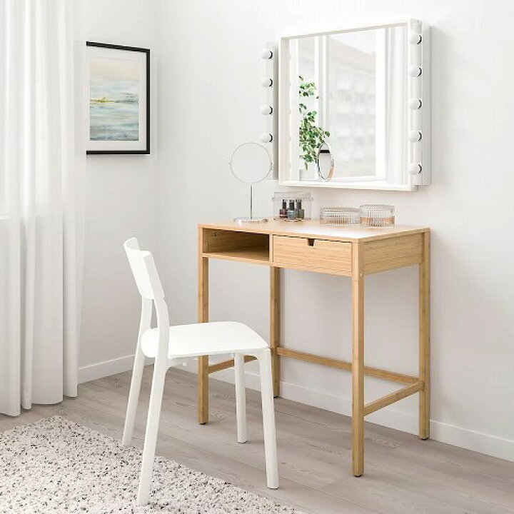 楽天市場】IKEA イケア ドレッシングテーブル ドレッサー 竹 76x47cm 