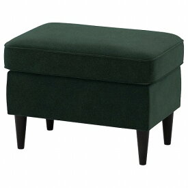 【あす楽】IKEA イケア オットマン ジューパルプ ダークグリーン 緑 m30360010 STRANDMON ストランドモン インテリア 家具 ソファ 椅子 おしゃれ シンプル 北欧 かわいい