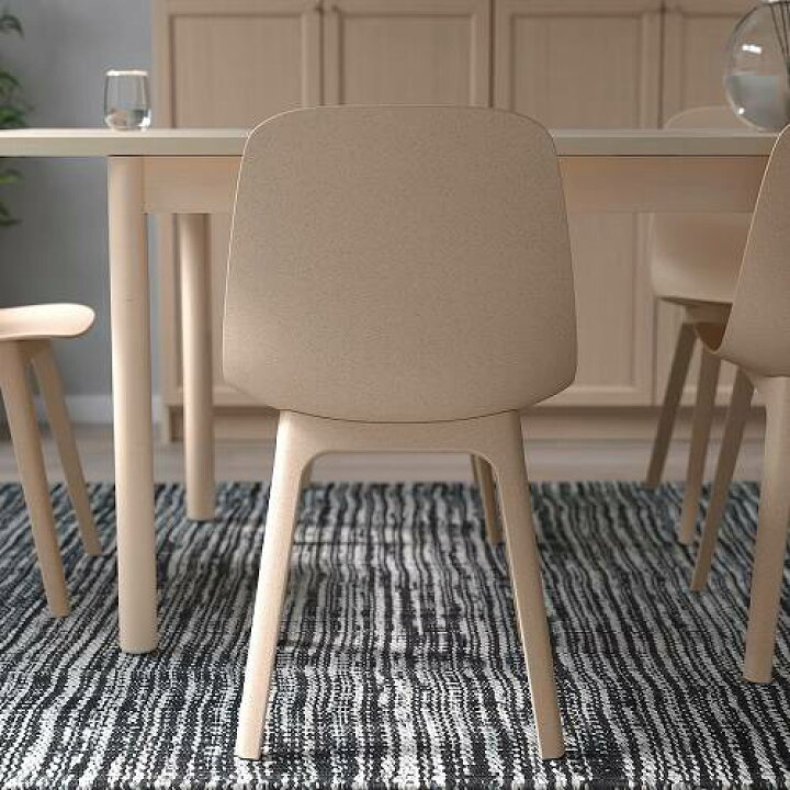 楽天市場】IKEA イケア チェア ホワイト 白 ベージュ m40359997 ODGER 