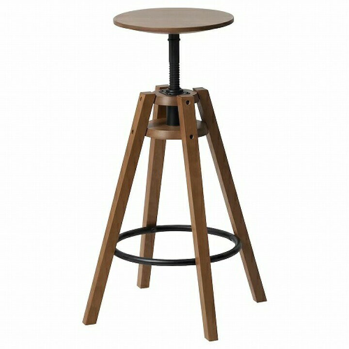 楽天市場】IKEA イケア バースツール ブラウン 茶 63-74cm m40547526  