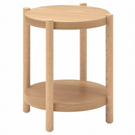 【あす楽】IKEA イケア サイドテーブル オーク材突き板 50cm m60515317 LISTERBY リステルビー インテリア 収納 リビングテーブル 机 おしゃれ シンプル 北欧 かわいい