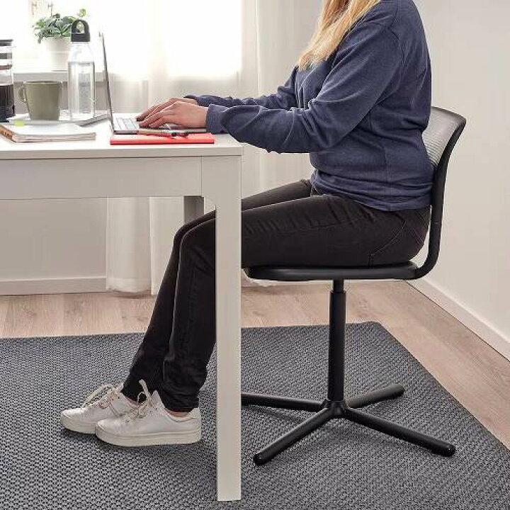 楽天市場】IKEA イケア 回転チェア ブラック 黒 fp10503468 SMALLEN 