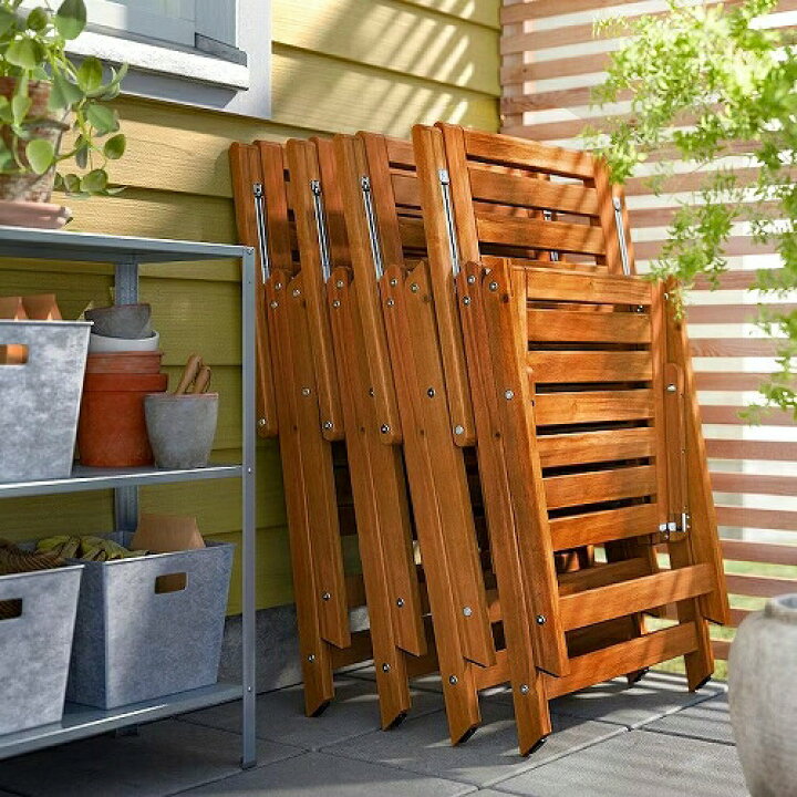 楽天市場】IKEA イケア リクライニングチェア 屋外用 折りたたみ式 