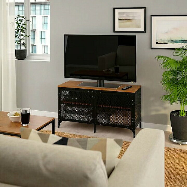楽天市場】IKEA イケア テレビ台 ブラック 100x36x54cm m70501310 