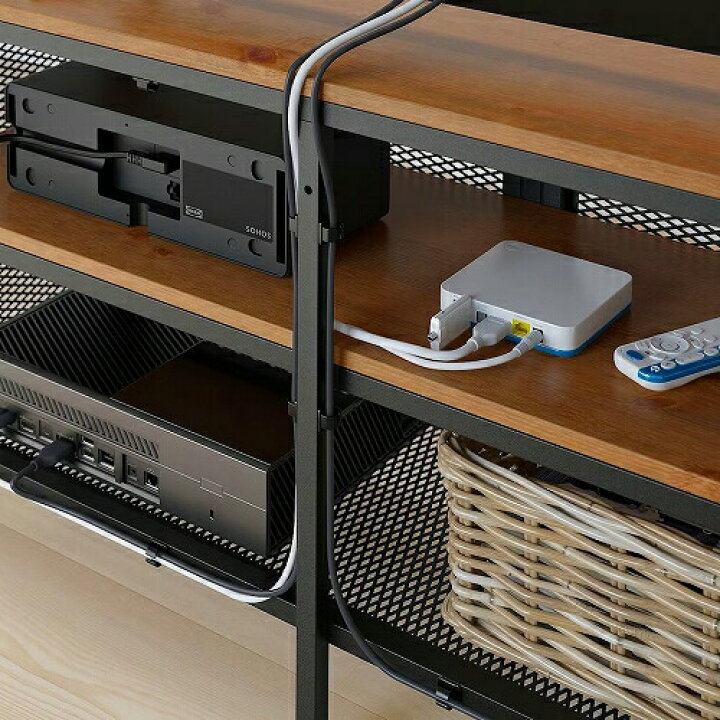 楽天市場】IKEA イケア テレビ台 ブラック 100x36x54cm m70501310 