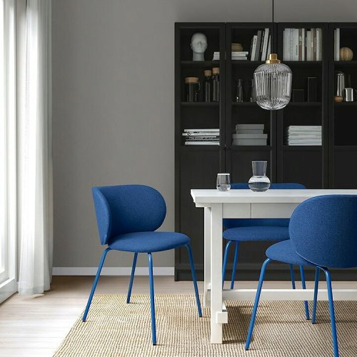 楽天市場】IKEA イケア チェア トネルード ブルー m00566748 KRYLBO 